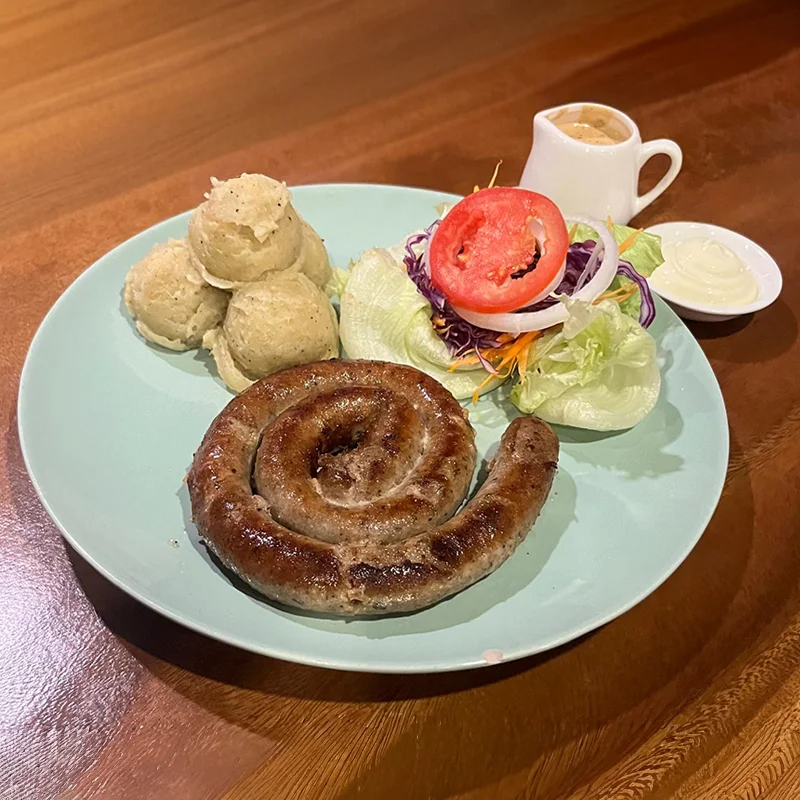 Chipolata – Belgian traditional coiled pork sausage