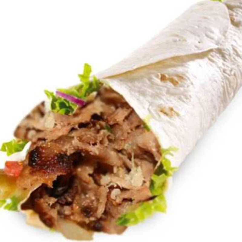 Durum Lamb halal lamb doner wrap