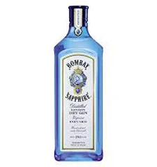 Bombay Sapphire gin bottle