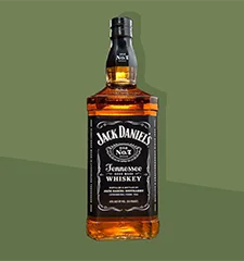 Jack Daniel’s Tennessee whisky bottle