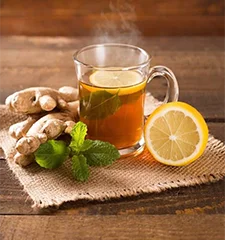 Cup of ginger tea