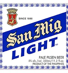 San Mig Light beer