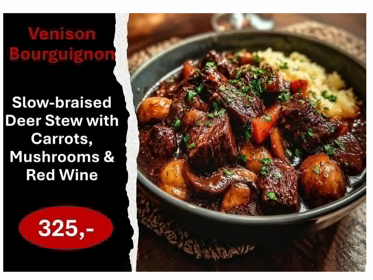Venison Bourguignon
